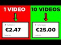 Verdiene 2.48€/Minute durch YouTube Videos anschauen! (🤑NEUE WEBSITE) Online Geld machen..