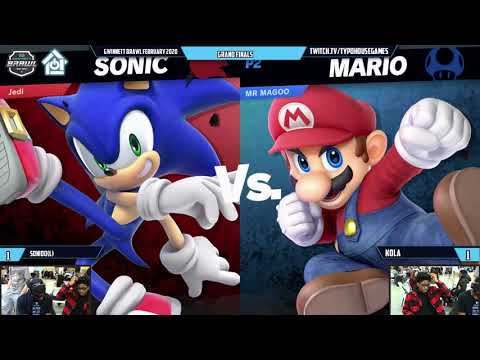 Gwinnett Brawl February 2020 - Sonido(Sonic) VS Kola(Mario) - Grand Finals