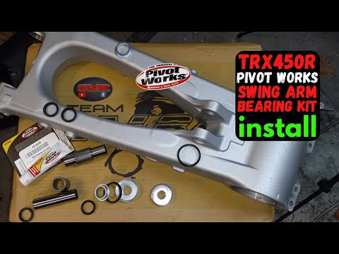 Trx450R Build Swing Arm Pivot Bearing Install