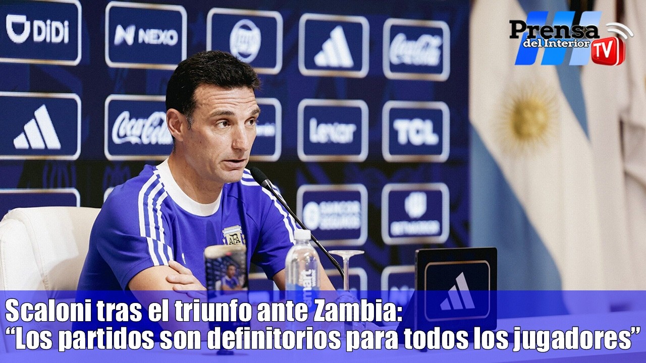 Scaloni tras Argentina vs Zambia: “Los partidos son definitorios”