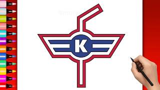 How to Draw Kloten Flyers Logo   | Easy Step by Step Drawing