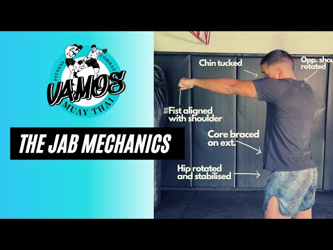 Learn the JAB mechanics in Muay Thai