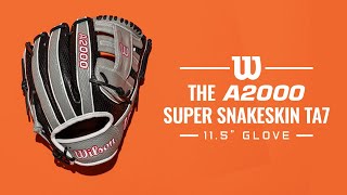 Video thumbnail: Expert Glove Review: Wilson A2K SuperSkin 1787 Spin Control 11.75" Baseball Glove (WBW1008921175)
