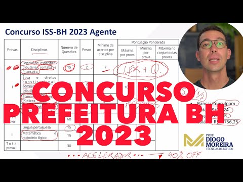 Concurso ISS-BH Agente Fazendário da Prefeitura de Belo Horizonte: dicas de estudo!