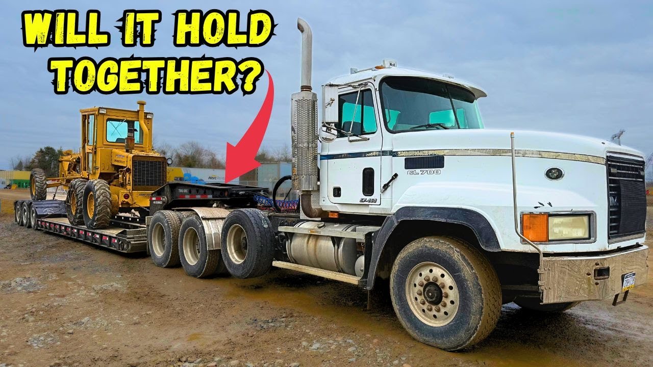 AUCTION Lowboy Trailer Bought Sight Unseen! (Did I get Burned??)