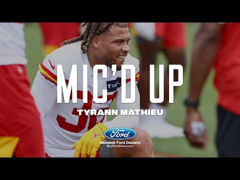 Tyrann Mathieu Mic'd Up: 'They moved me to safety because I talk loud' | Chiefs Offseason Workouts