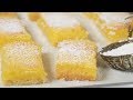 Lemon Shortbread Bars Recipe Demonstration Joyofbaking Com