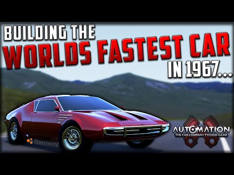 The Fastest Car In The World! In 1967?! Automation - BeamNG