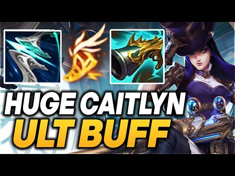 Buffed Caitlyn Ult Deals INSANE Damage - Caitlyn ADC Gameplay