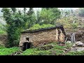 Nepali Mountain Village Life | Rainy Day | Most Peaceful And Relaxing Mountain Village Lifestyle