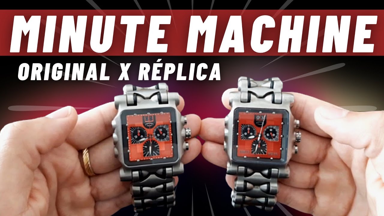 RELÓGIO OAKLEY MINUTE MACHINE | DIFERENÇAS ENTRE RÉPLICA E ORIGINAL