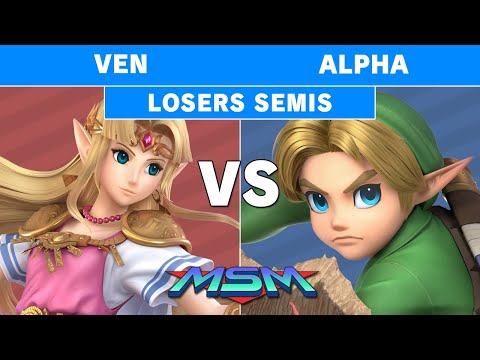 MSM Online 26 - Alpha (Young Link) Vs. SUGOI | ven (Zelda) Losers Semis - Smash Ultimate
