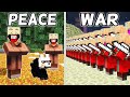 I Made 1000 Villagers Build MASSIVE Civilization On The Apocalypse Island In Minecraft