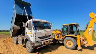 Tata Signa 2830.tk Dumper || Tripura NH208A New  Road under construction||