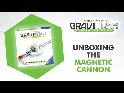 Ravensburger Konstruktorius GraviTrax: Priedų rinkinys Extension Magnetic Cannon video