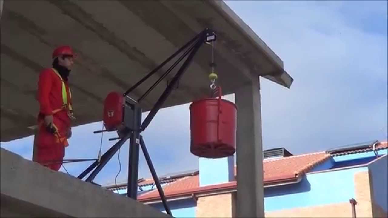 WINCHE ELECTRICO PARA CONSTRUCCION 300-500-650 KG