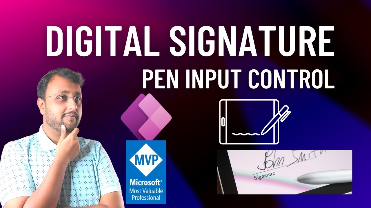 Digital Signature in Power Apps using Pen Input Control