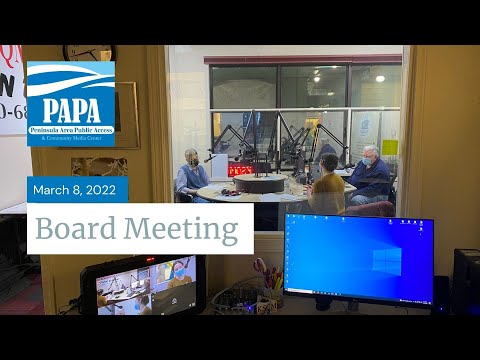 Peninsula Area Public Access Board Meeting - March 8, 2022