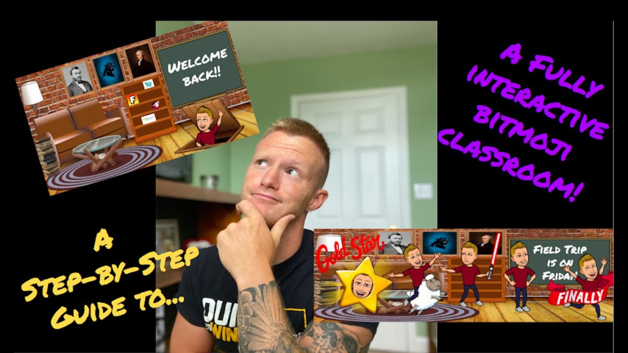 Making a FULLY interactive Bitmoji Classroom: Step-by-Step!!!