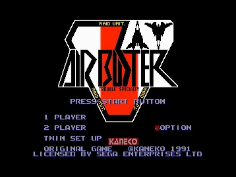 Mega Drive Longplay [265] Air Buster: Trouble Specialty Raid Unit