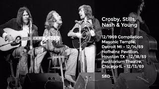 Crosby, Stills, Nash and Young Live in December, 1969 Compilation SBD