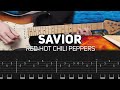 Red Hot Chili Peppers - Savior (Guitar lesson with TAB)