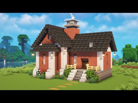Ultimate Minecraft Brick House Build Hack!!