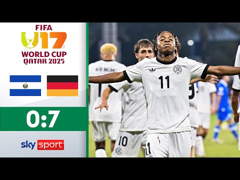 Mit Torflut zum Gruppensieg! | El Salvador - Deutschland | U17-WM 2025 Highlights | Spieltag 3