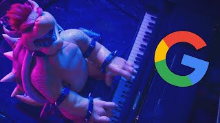 Cover art for Bowser's Song but every word is a Google Image