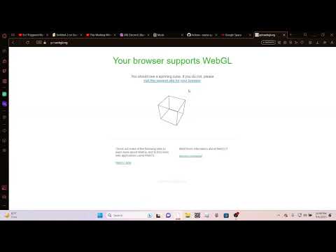 How to get webGL working for scratch!
