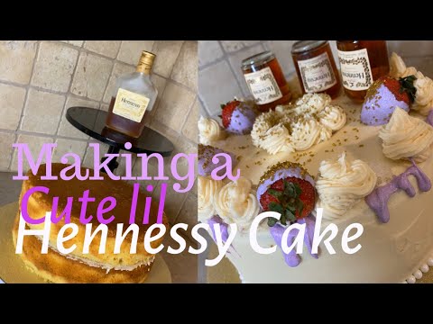 How I Decorated A Hennessy Cake