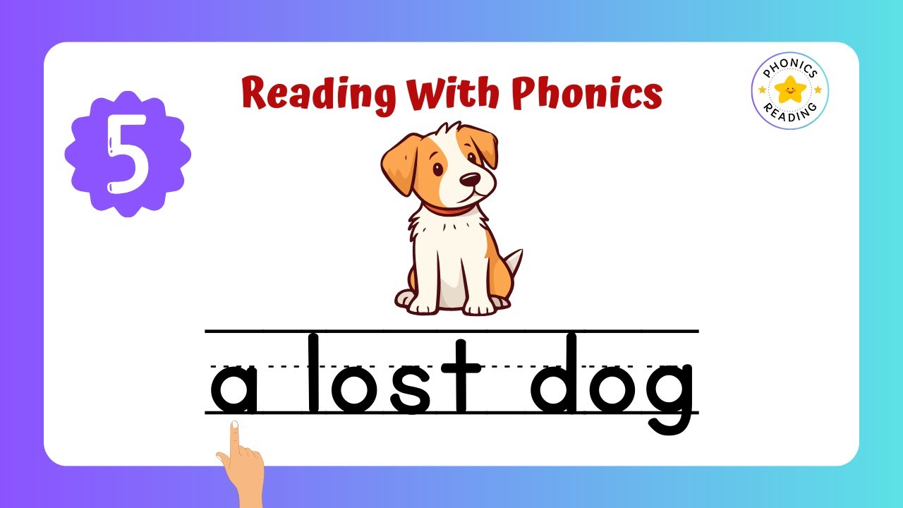 Reading with Phonics | Lesson 5 | @phonics_reading | Phonics Reading