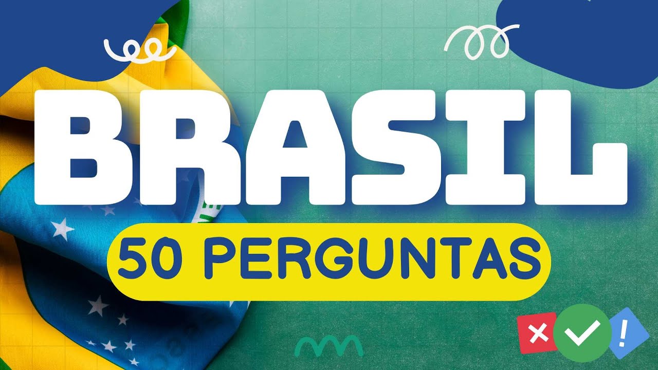🇧🇷 O MELHOR QUIZ SOBRE O BRASIL | PERGUNTAS PARA TESTAR SEUS CONHECIMENTOS GERAIS 🇧🇷 | O Incrível Zé