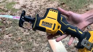 One handed reciprocating saw!
