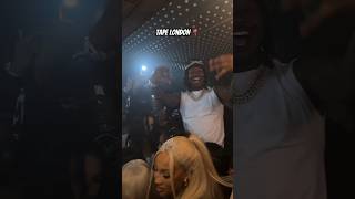 Duke Dennis partying in London after AMP match