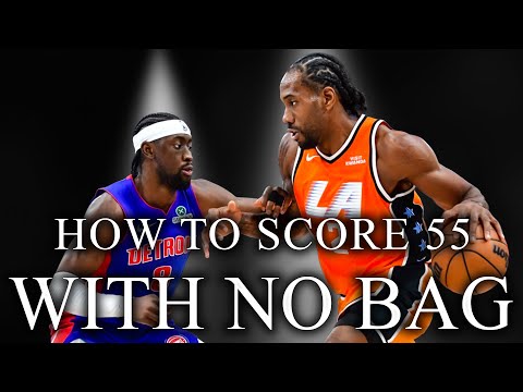 Why You DON'T NEED A BAG To Score 55 Points (Kawhi Leonard Breakdown)