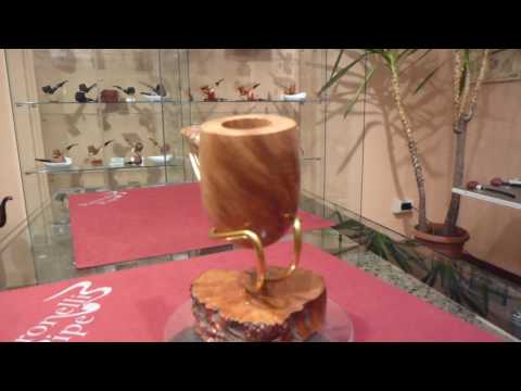 Pipa olivastro chubby fatta a mano - www.paronellipipe.it