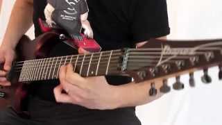 Video thumbnail for Gear Test: Ibanez DCM100 Dino Cazares Signature 7 String Guitar (Metal Song) by ChoptonesOfficial