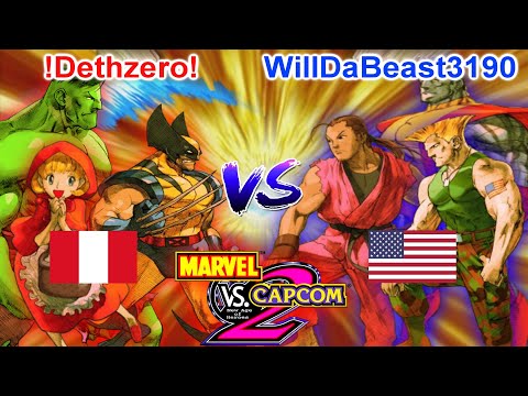 Marvel vs Capcom 2: New Age of Heroes - !Dethzero! vs WillDaBeast3190