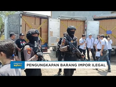 POLRES PELABUHAN TANJUNGPERAK UNGKAP BARANG IMPOR ILEGAL