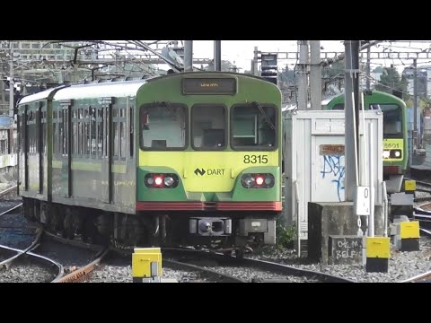 Irish Rail 8300 and 8500 Class Dart Trains - Connolly Station, Dublin