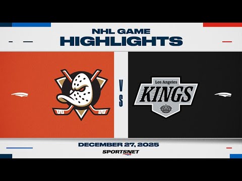 NHL Highlights | Ducks vs. Kings - December 27, 2025