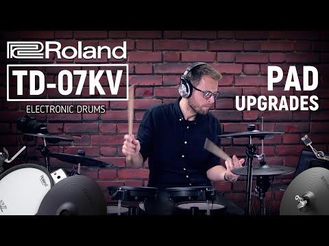 Roland TD-07 KV electronic drumkit pad upgrade options by drum-tec
