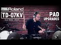 Roland TD-07 KV electronic drumkit pad upgrade options by drum-tec