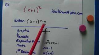 WolframAlpha: Answers Your Math Problems, Algebra through Calculus and 