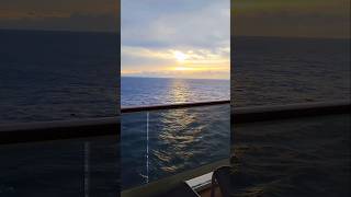 MSC Meraviglia Balcony Sunset #shorts