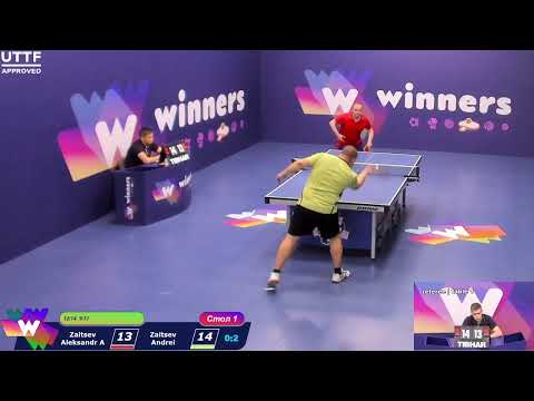 WINners CUP table 1 31.08 Zaitsev Aleksandr A - Zaitsev Andrei 16:30