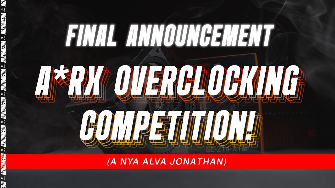 🔴 Live Stream #322 SPECIAL LIVE Announcement A*RX OVERCLOCKING COMPETITION 2026!