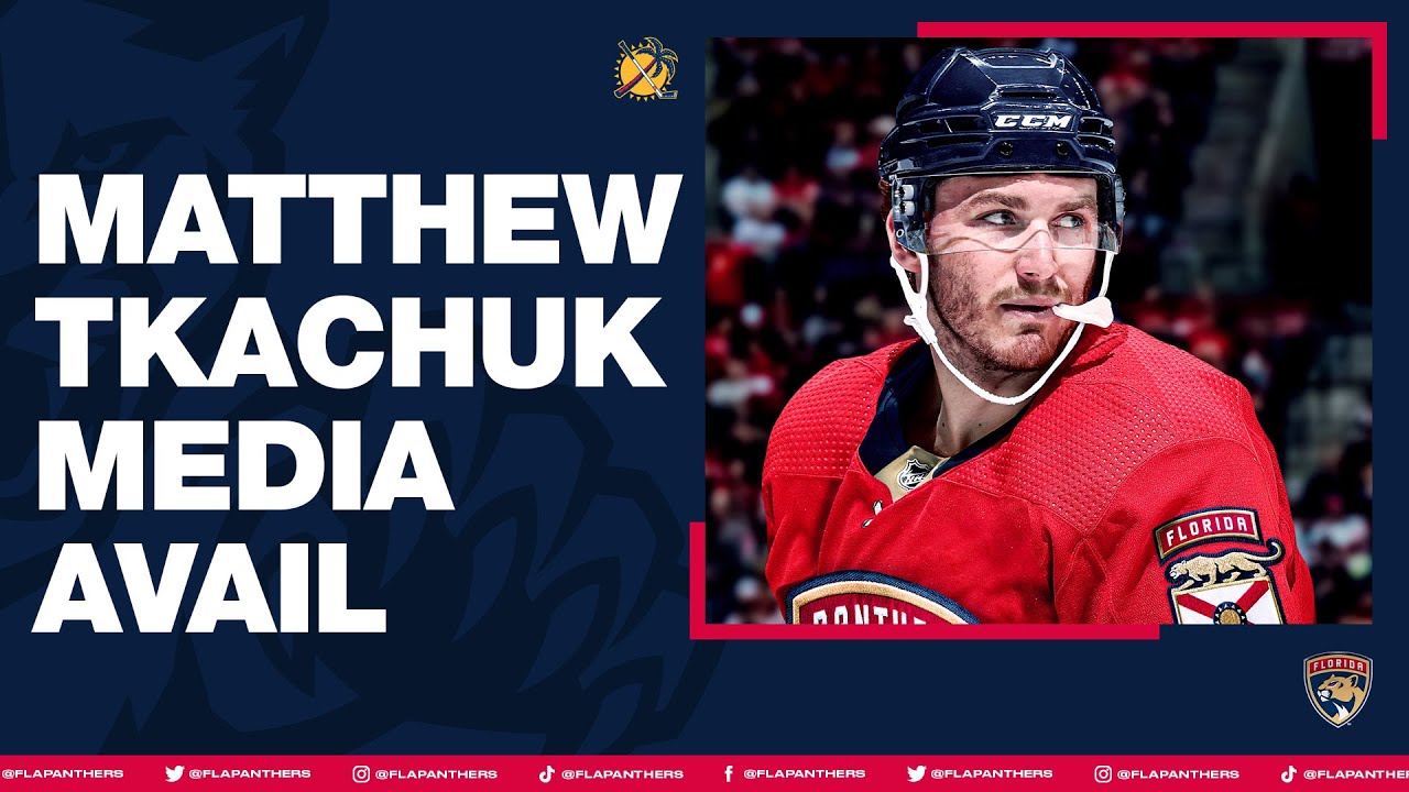 Matthew Tkachuk Press Conference: Becoming a Cat - YouTube