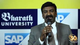 preview picture of video 'Bharath University - Dr.Ramachandran, Director, Bharath School of Business'